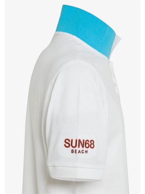 polo logo beach SUN 68 BEACH | A3414001